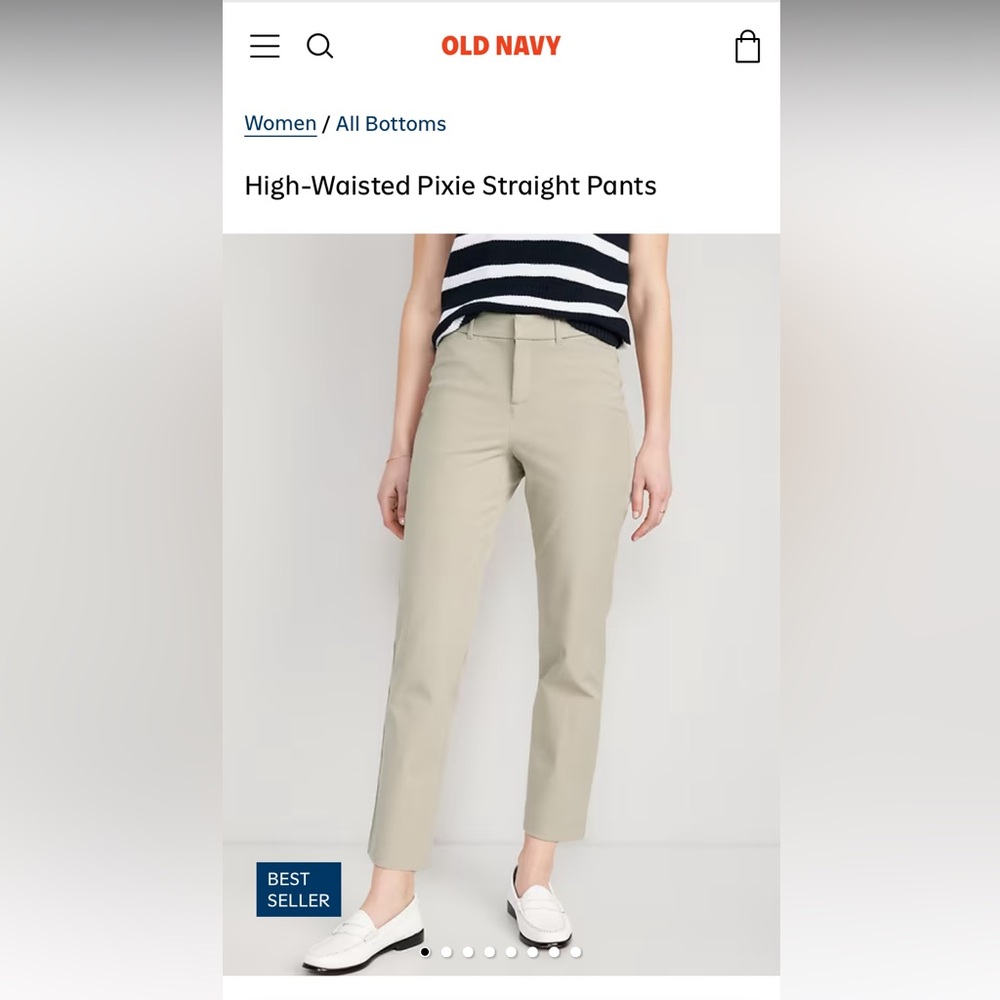 Pixie Straight - High Rise Pants, Size 4, Mocha Taffy - Women’s wear